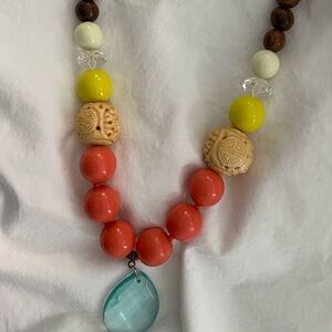 NWT Calypso St Barth (Metal Monk) Gumball Necklace.